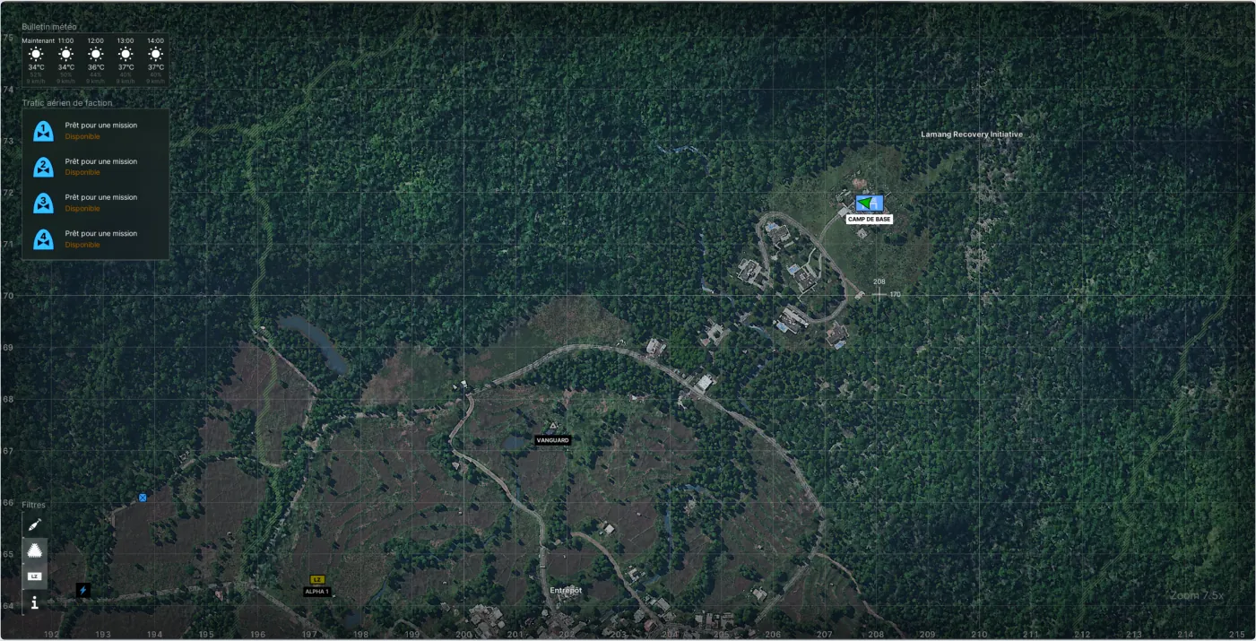 Appui long : la grande carte